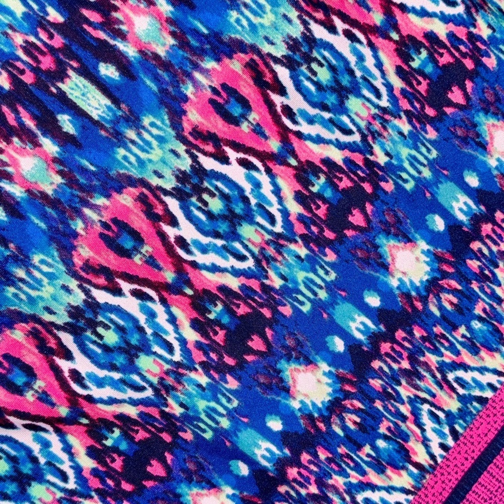 Signature Studio Blue and Pink Maxi Skirt - Picture 4 of 5